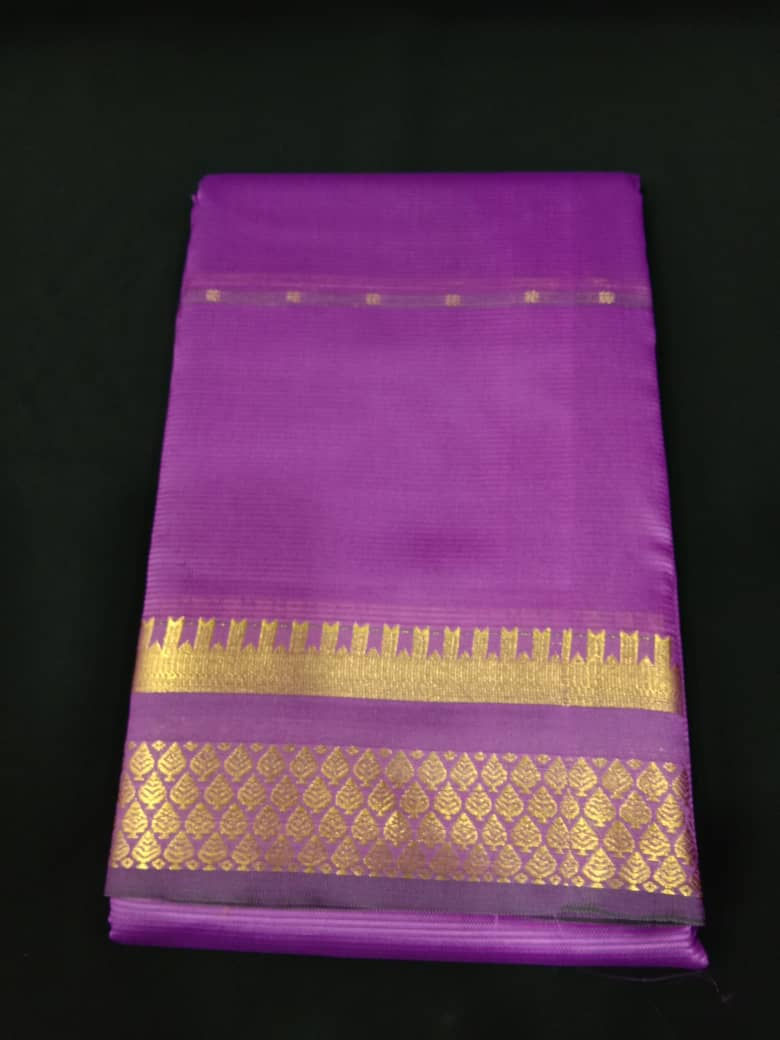 Thumbnail: Plain Silk Saree