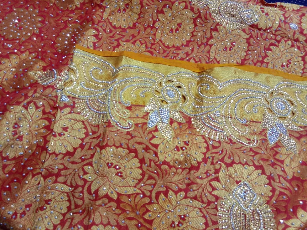 Thumbnail: Wedding Stone Work Saree