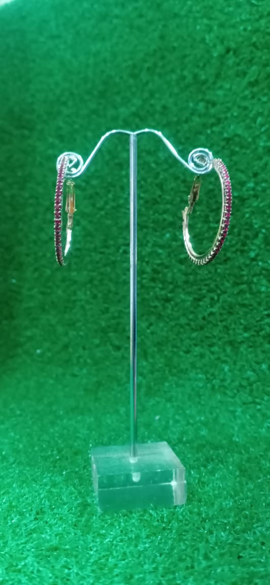 Thumbnail: Ring shape earrings