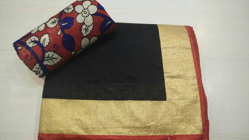 Thumbnail: Jhotika Kalamkari Saree