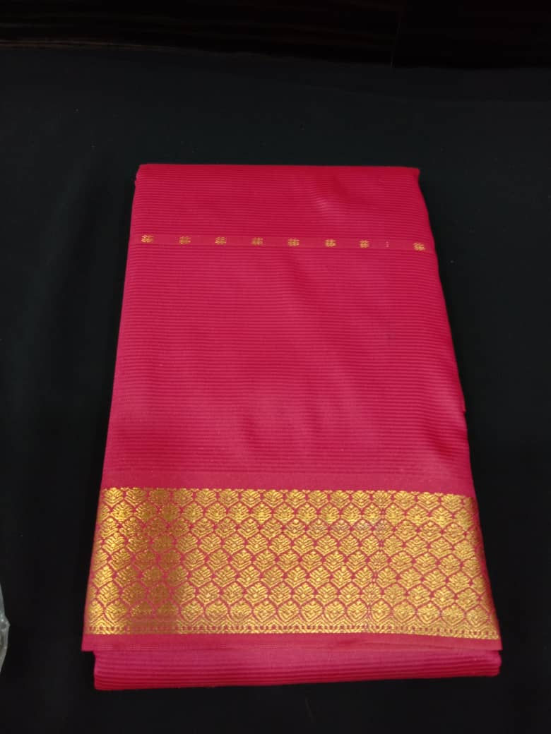 Thumbnail: Plain Silk Saree