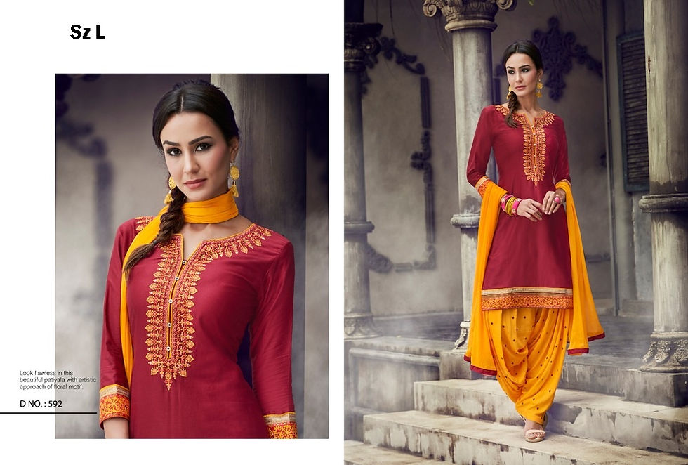Thumbnail: Readymade Patiala Suit