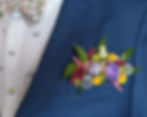 WILDFLOWER WEDDING POCKET BOUTONNIERE