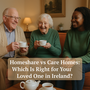 Homeshare vs Care Homes: Which Is Right for Your Loved One in Ireland?