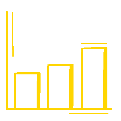 Ilustración de crecimiento y análisis financiero, asesoría en planes de salud e Isapres en Chile