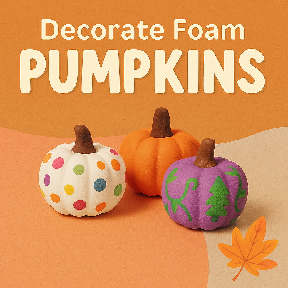 Artificially Fun Pumpkins Decorating Class