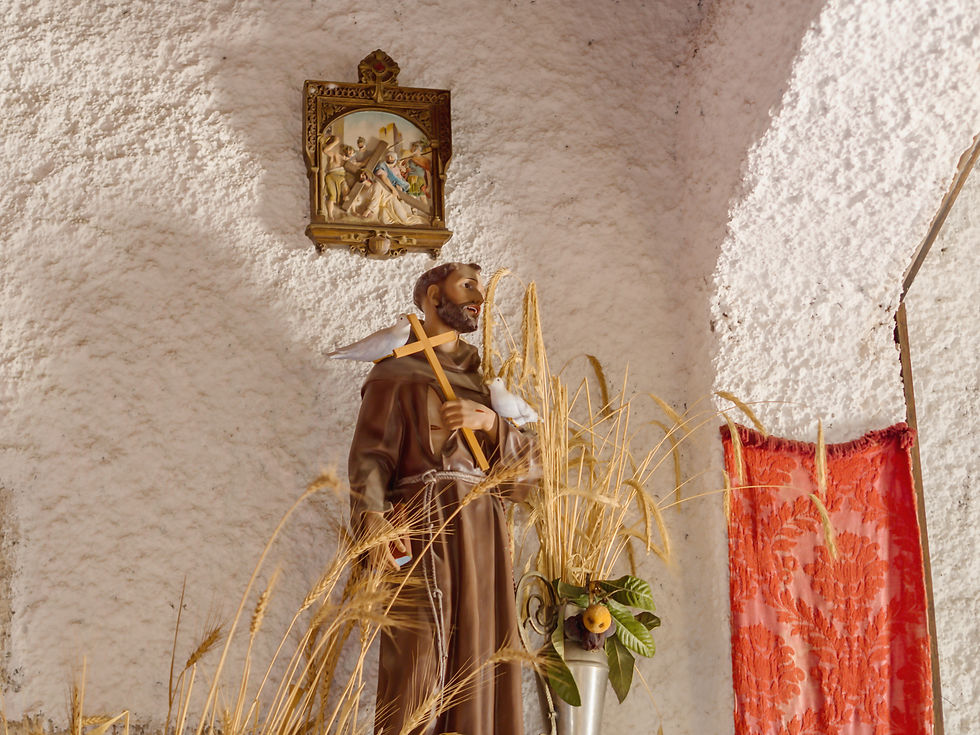 Mönch in Lenbensgröße