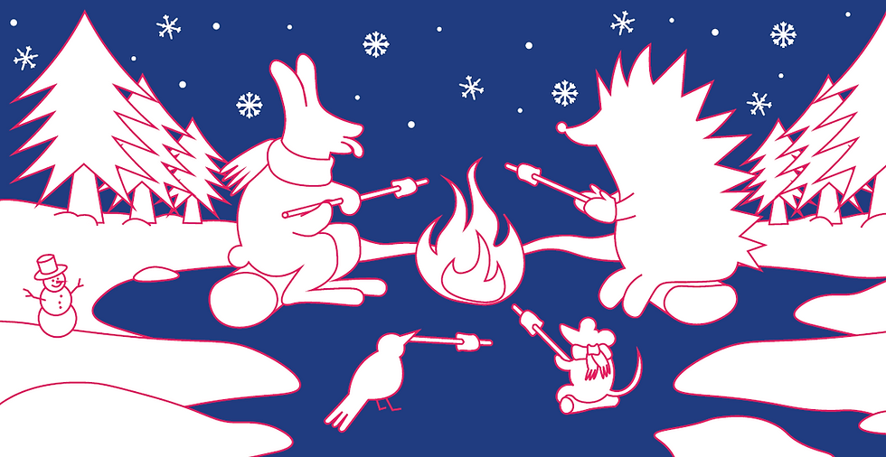 HELFEREI ZNACHT Abendessen und eine Übung in Verbundenheit