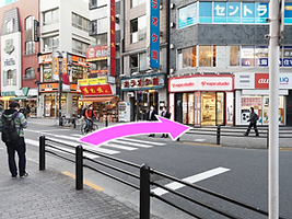 池袋北口から経路(4)