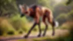 DALL·E 2024-08-28 17.31.51 - A photorealistic image of a maned wolf (lobo-guará) in its na