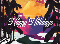 Happy Holidays 2023 postcard
