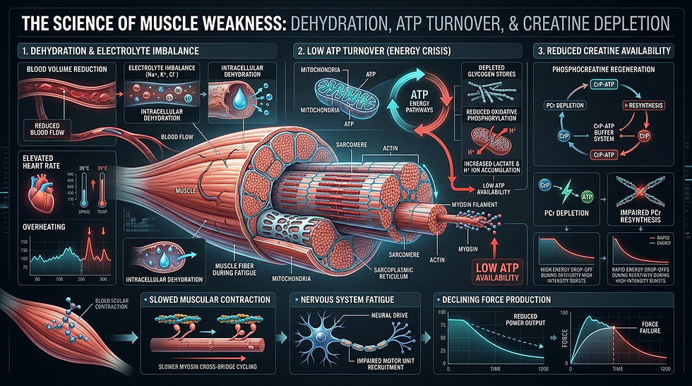 Why you feel weak during workouts