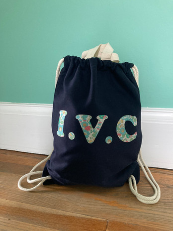 Personalised drawstring/gymkit bag