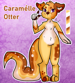 Caramelle the otter
