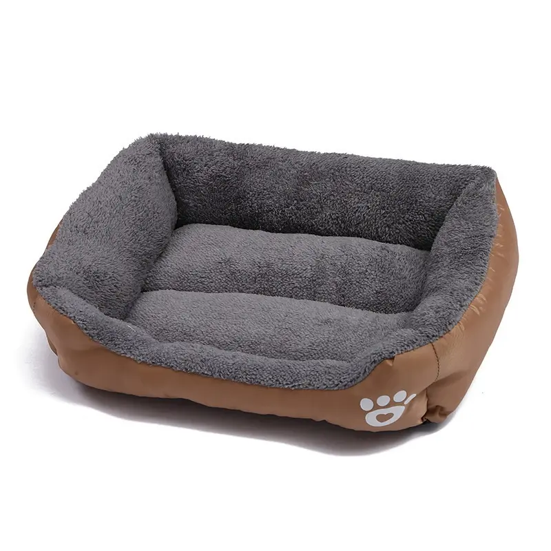 Thumbnail: Plush, Soft, and 2 Color Pet Bed Watch your little friend curl up in the corner 