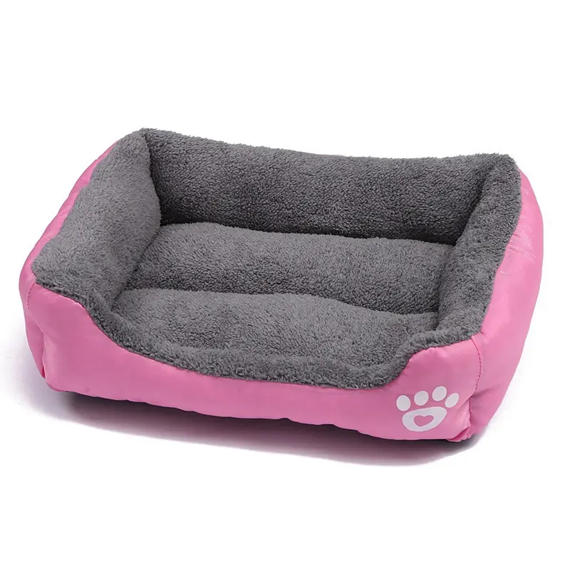 Thumbnail: Plush, Soft, and 2 Color Pet Bed Watch your little friend curl up in the corner 