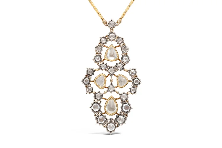 Buccellati Rose-cut Diamonds Pendant Necklace