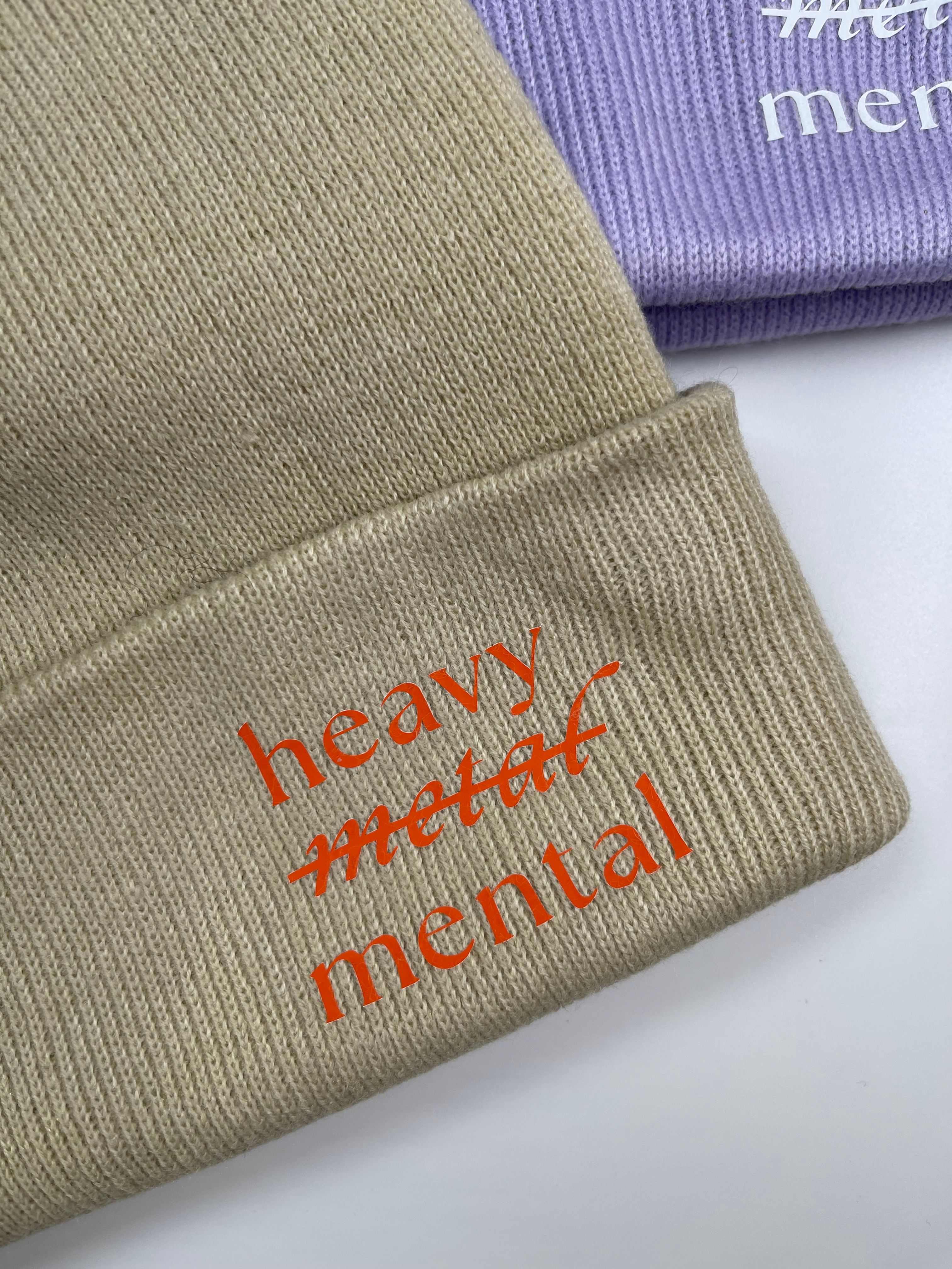 Beanie Heavy Mental | One Size | Statement Beanie