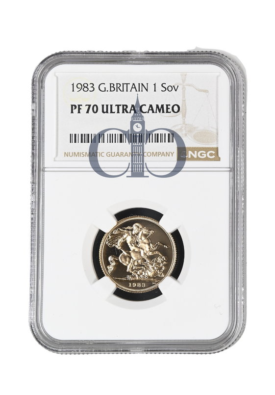 1983 Full Sovereign Proof PF70 ULTRA CAMEO