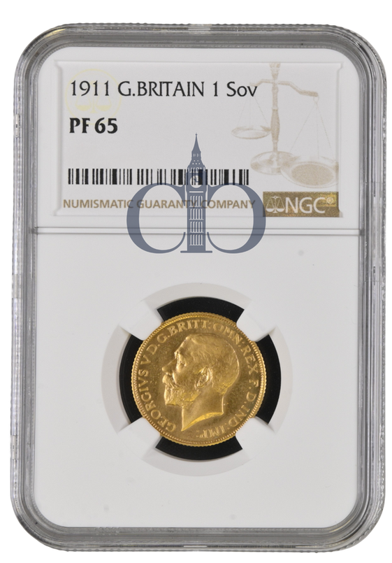 1911 Full Sovereign Proof PF65