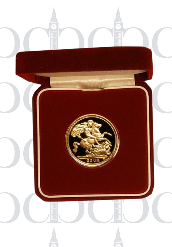 2000 Queen Elizabeth II Half Sovereign Gold Proof