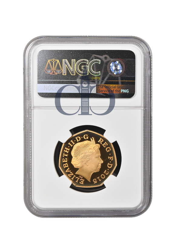 2015 50p Battle of Britain Proof PF69 ULTRA CAMEO