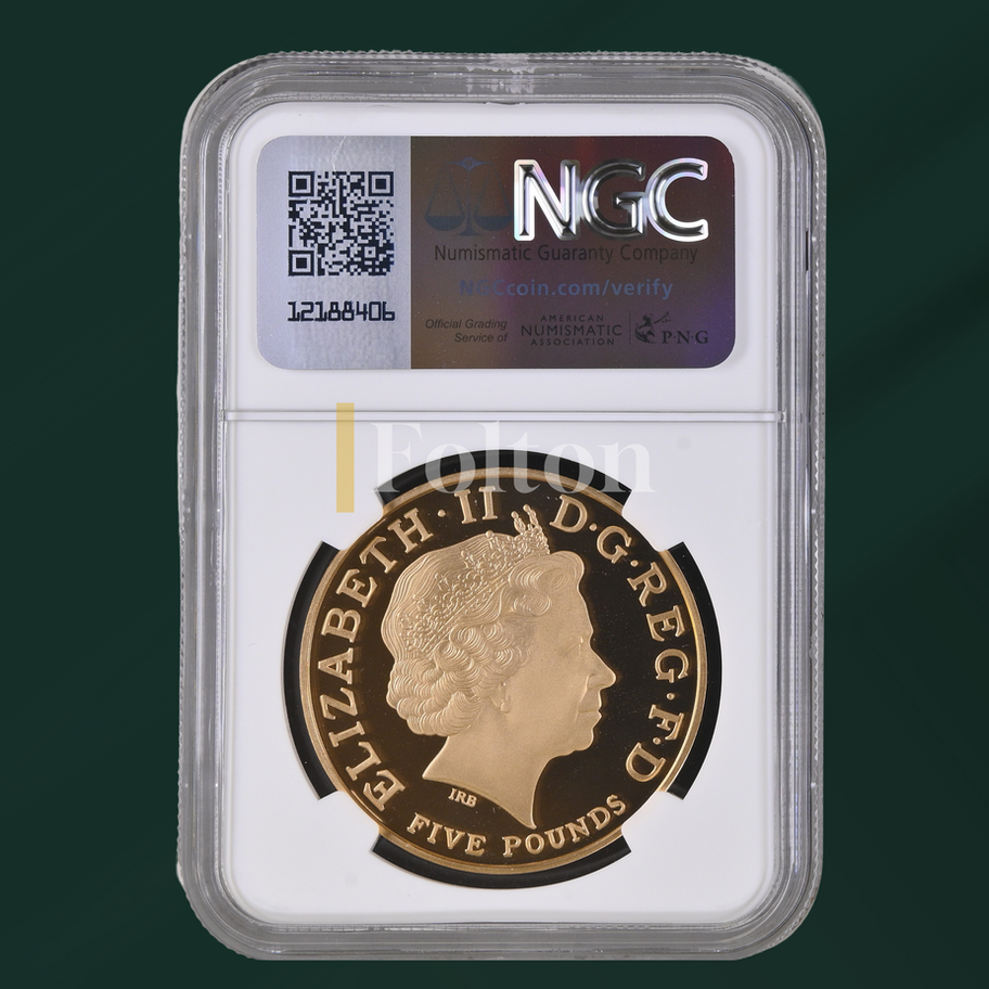 2008 £5 Accession of Elizabeth I Proof PF69 ULTRA CAMEO