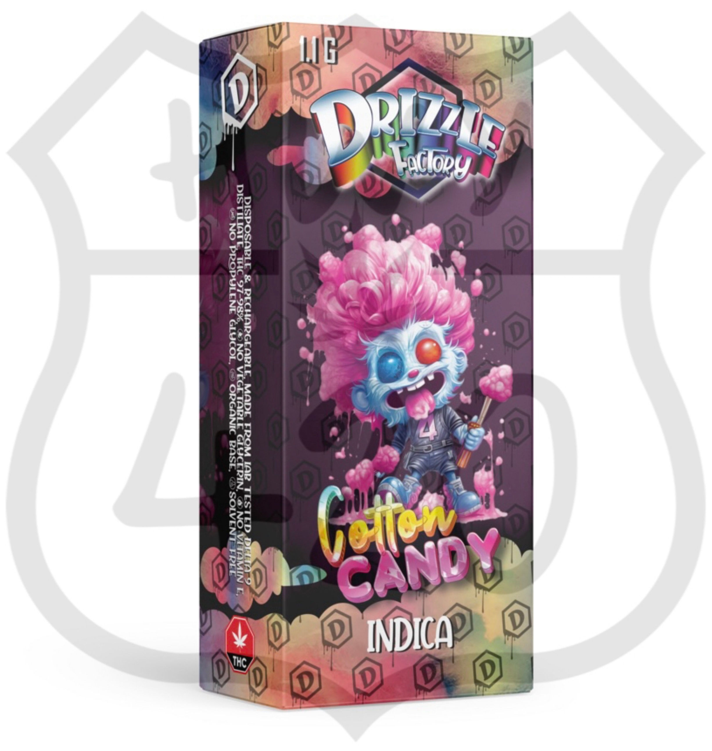 Drizzle - Cotton Candy (Indica) THC: 97%