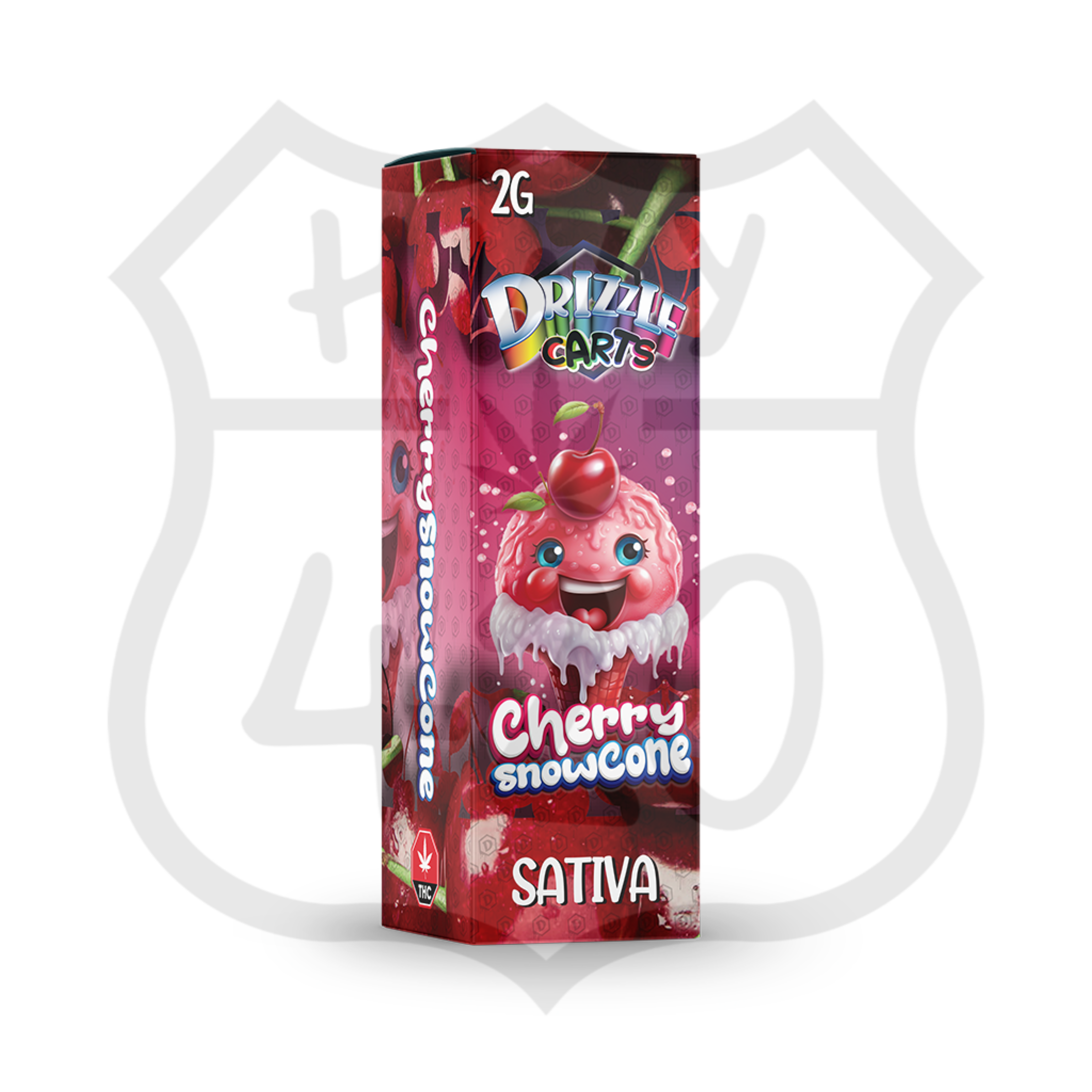 Drizzle Carts - Cherry Snowcone (Sativa) THC: 97%