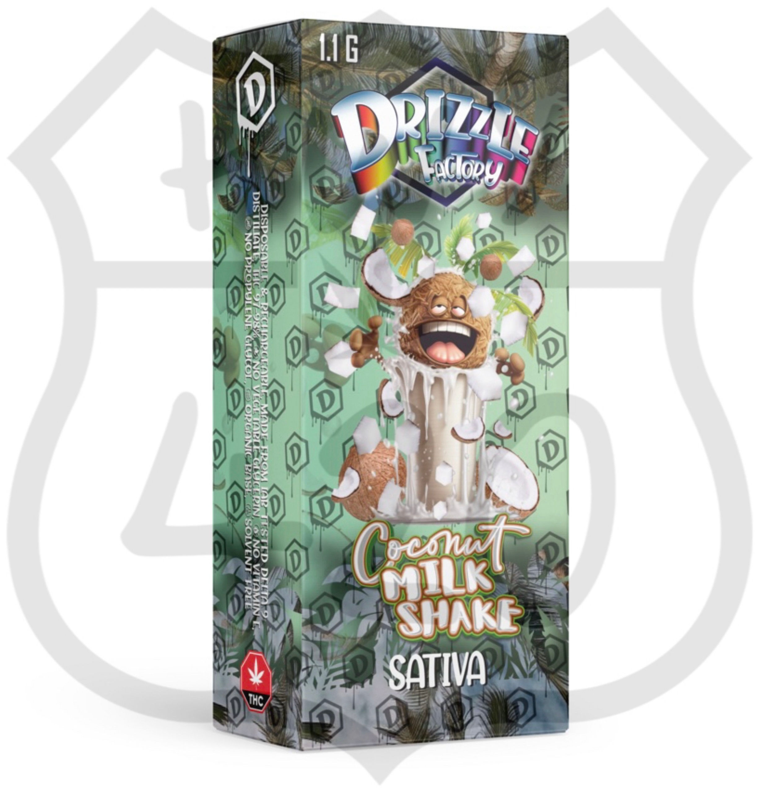 Drizzle - Coconut Milk Shake (Sativa) THC: 97%