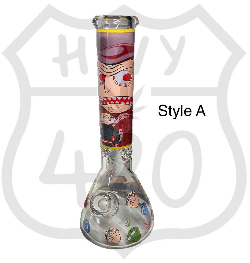 Thumbnail: Large Glass Cartoon Bong