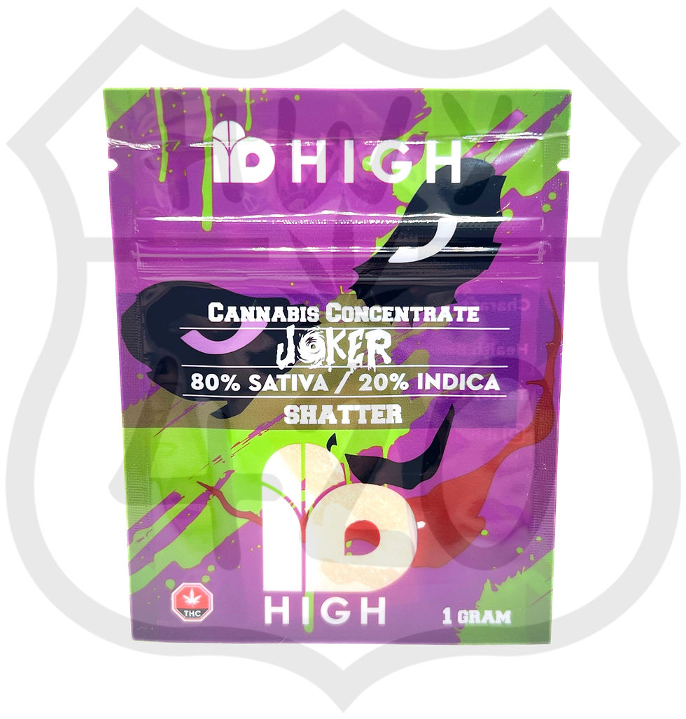Joker Shatter (Sativa) THC: 85%