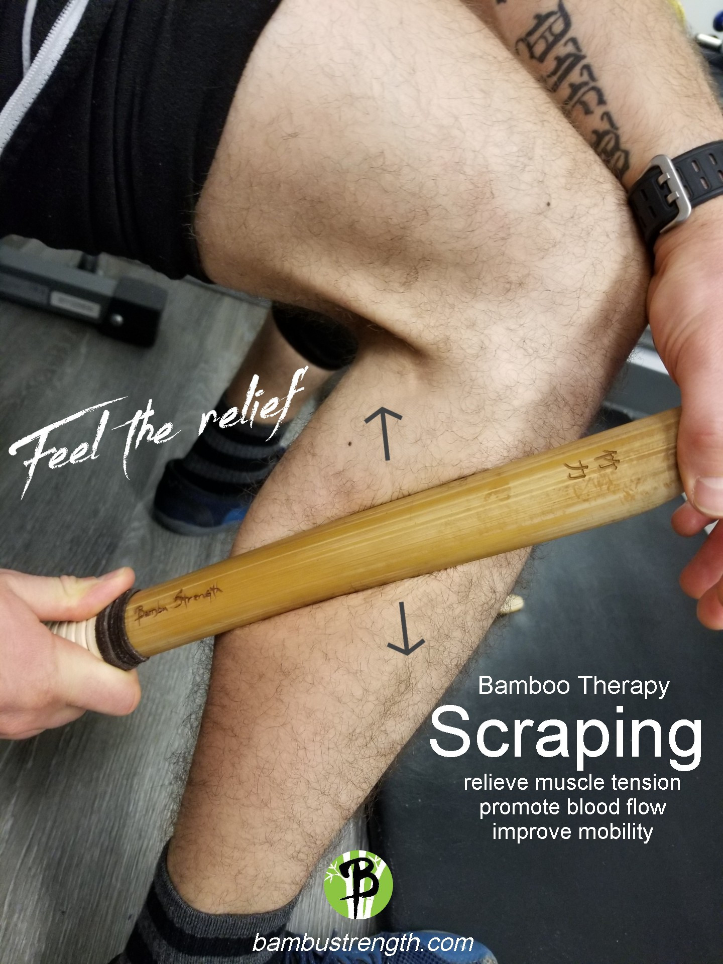 Bamboo Massage Tool Soft-tissue Release Therapy- guasha/therapeutic/relaxation
