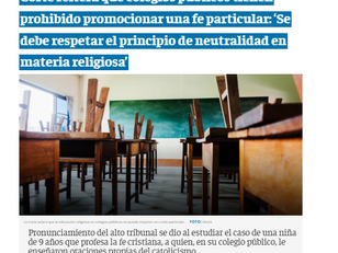 No al adoctrinamiento en las clases de religión dice La Corte Constitucional de Colombia