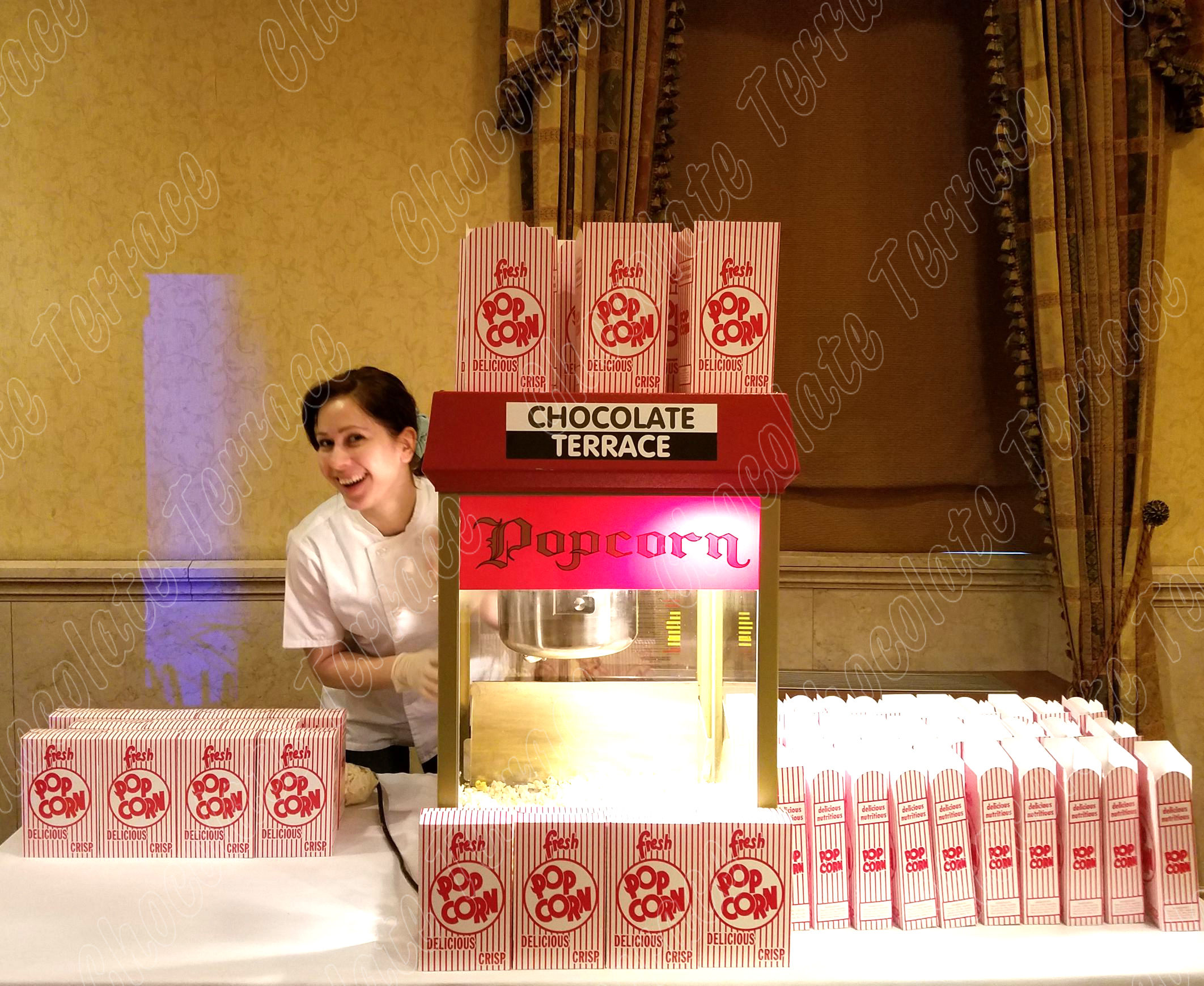 Pop corn machine rent Up to 100 guests