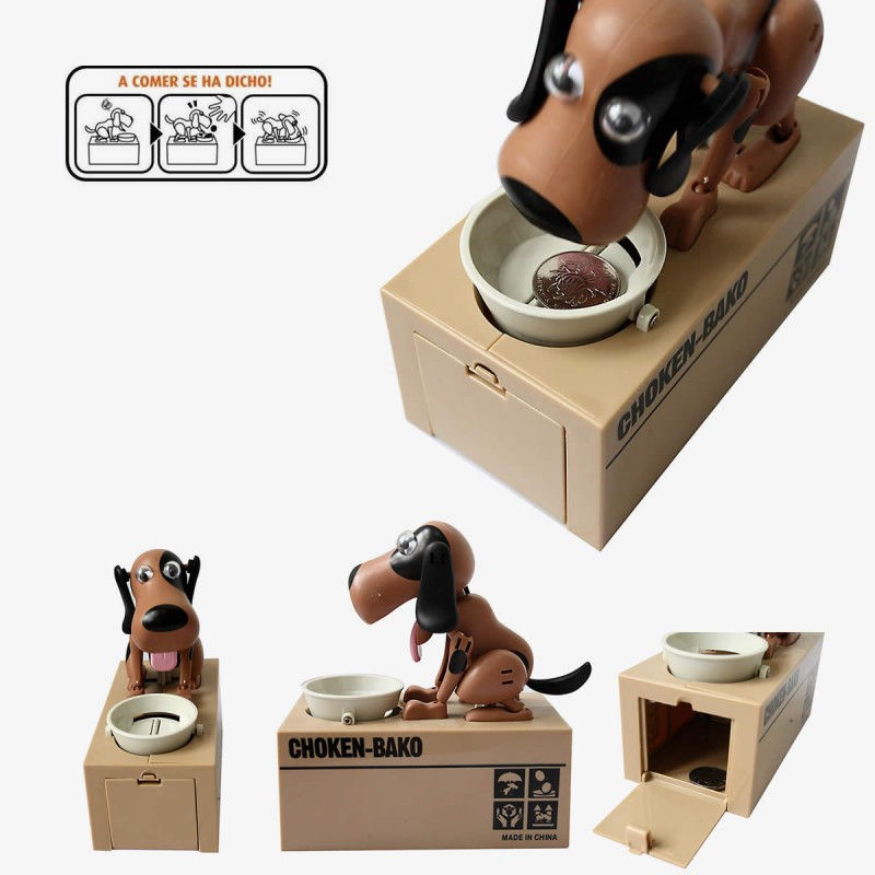 Miniatura: Alcancia Del Perro Traga Monedas!