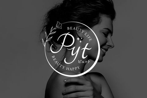 ビューティサロン「PYT」のロゴデザイン