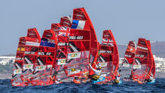 Luuc van Opzeeland and Emma Wilson continue to lead at the iQFOiL World Championship
