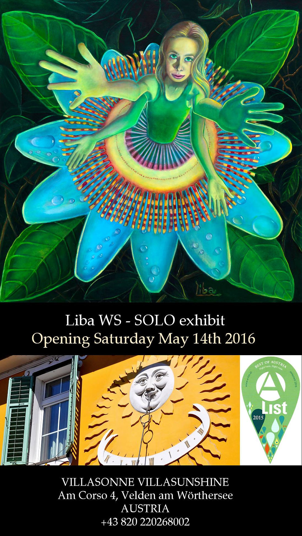 solo show at Villasonne, Austria