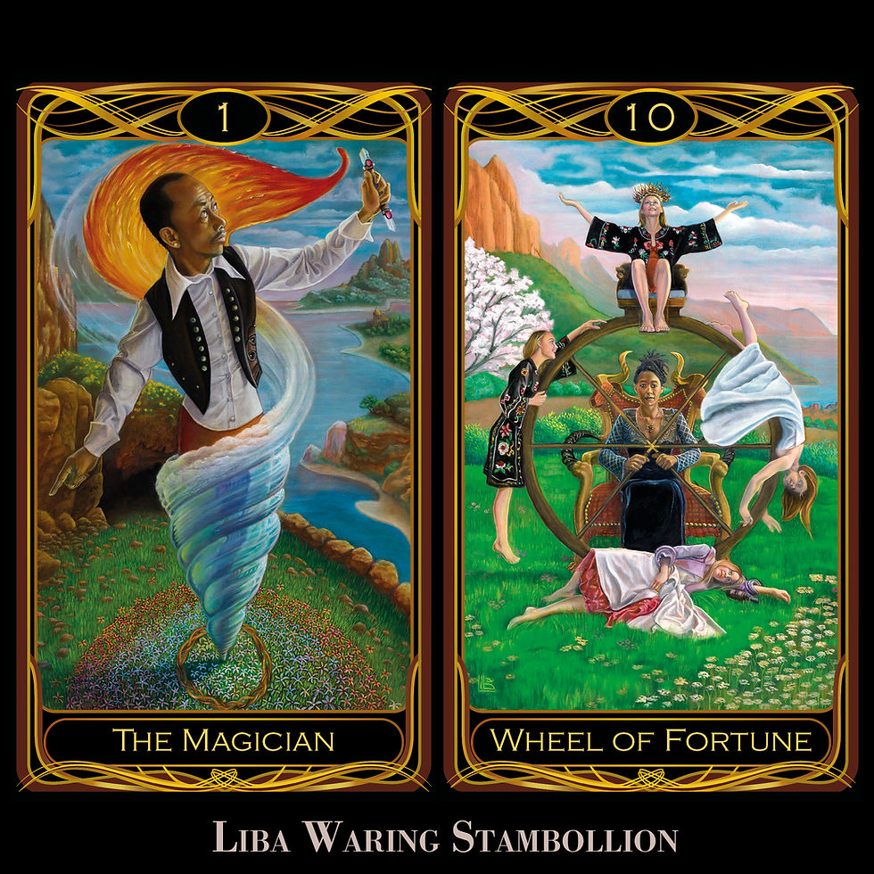 Thumbnail: Dreams and Divinities Tarot Deck and Book