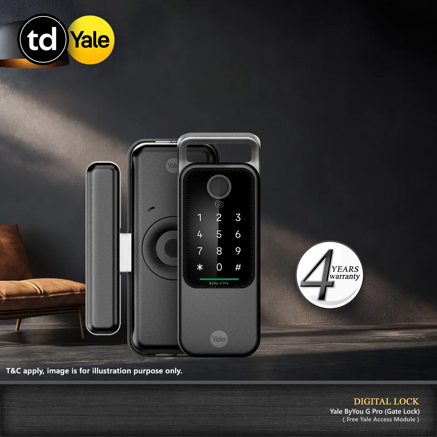 Yale ByYou G Pro (Gate Lock)