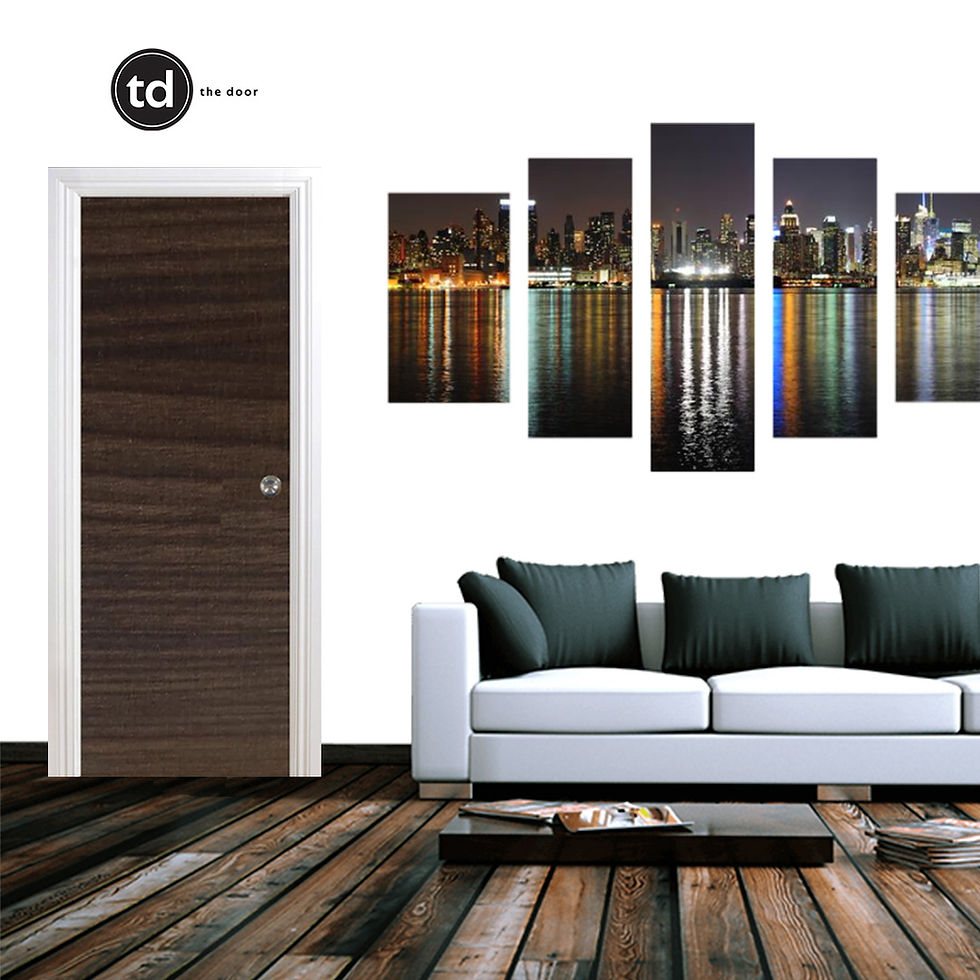 Thumbnail: Bundle of 3 Solid Laminate Bedroom Door