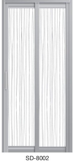 Slide & Swing Toilet Door SD-8002