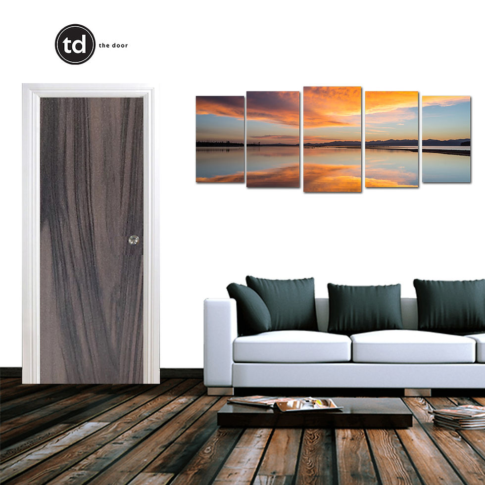 Thumbnail: Bundle of 5 Solid Laminate Bedroom Door