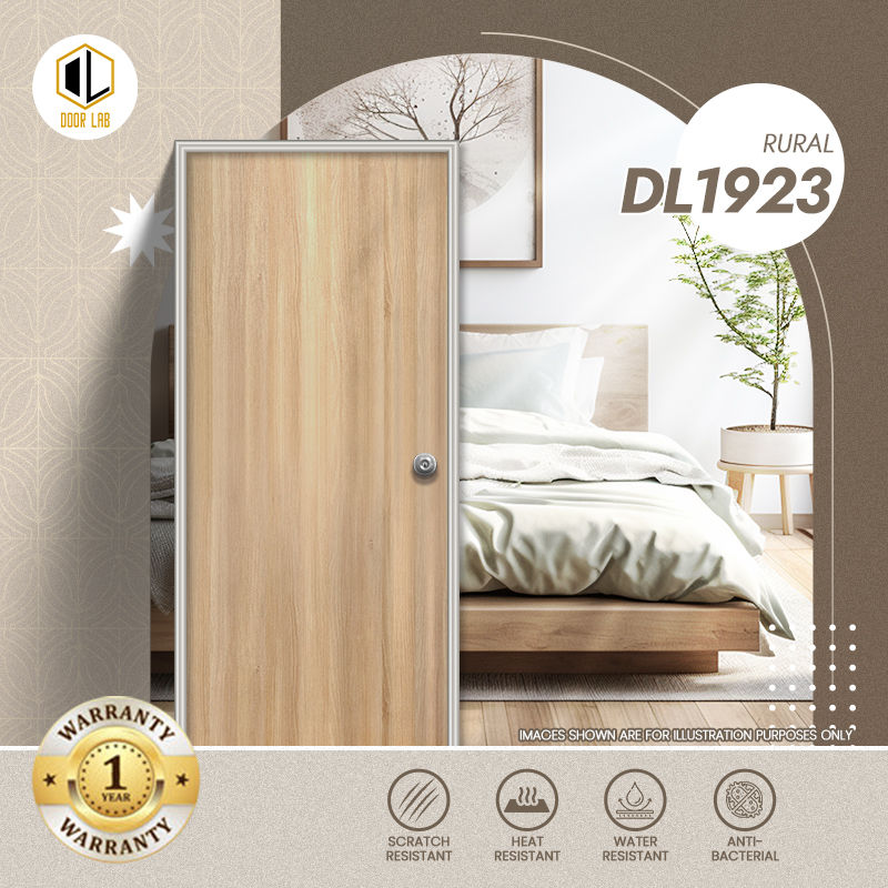 Solid Laminate Bedroom Door - Rural DL1923