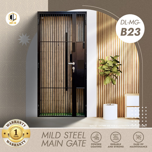 Mild Steel Main Gate DL-MG-B23 Door Lab - Main Image