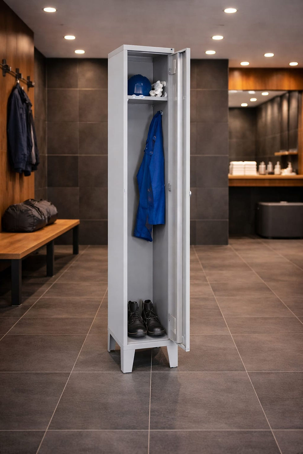 Roupeiro de Aço vestiário 1 porta