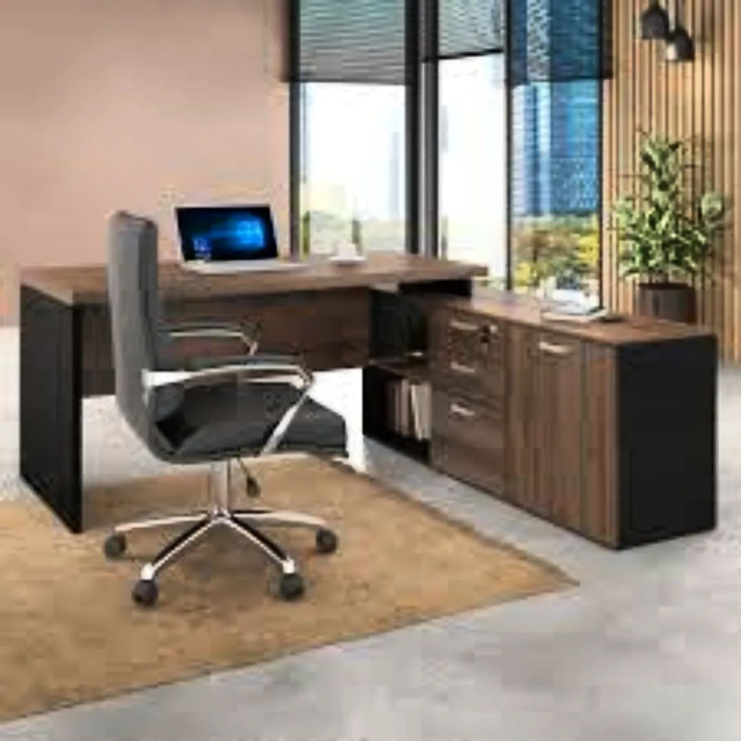 Mesa para escritório Gabinete Diretor em L