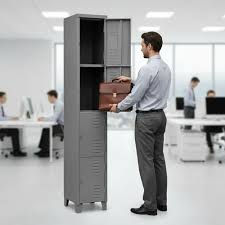 Roupeiro de aço vestiário 4 portas