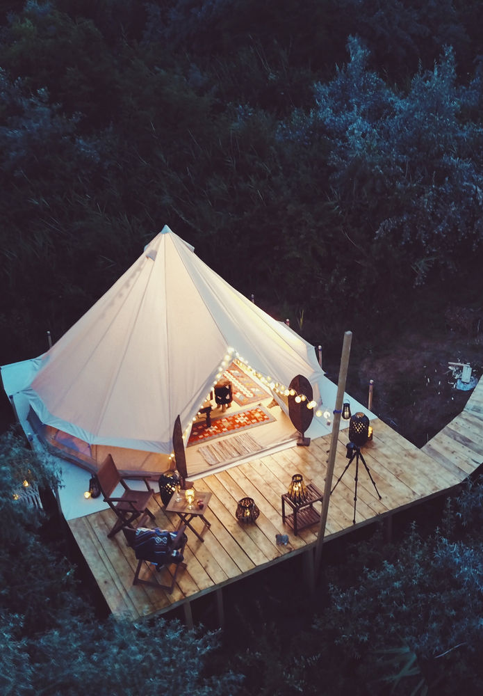 Choose the best campsite pitch